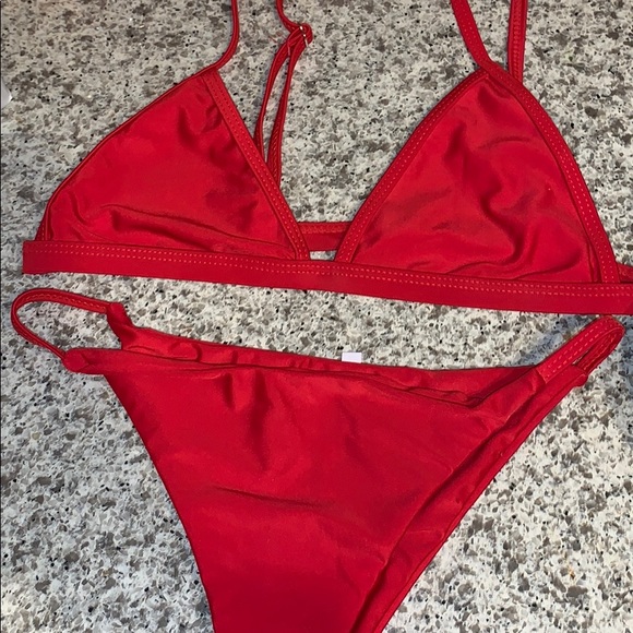 Red bikini swimsuit - Picture 1 of 2